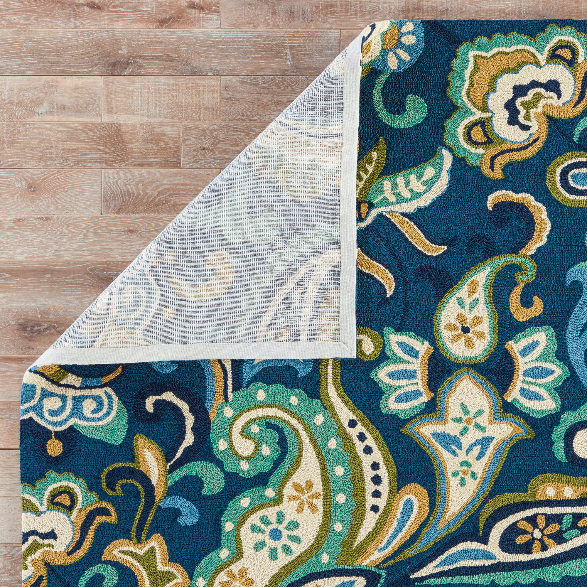 Aurora Blue & Yellow Indoor/Outdoor Area Rug & Reviews Joss & Main